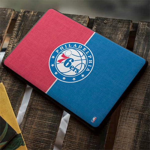 NBA Philadelphia 76ers Canvas Split Google Pixelbook Go Skin